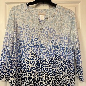 Alfred Dunner 3/4 sleeve top